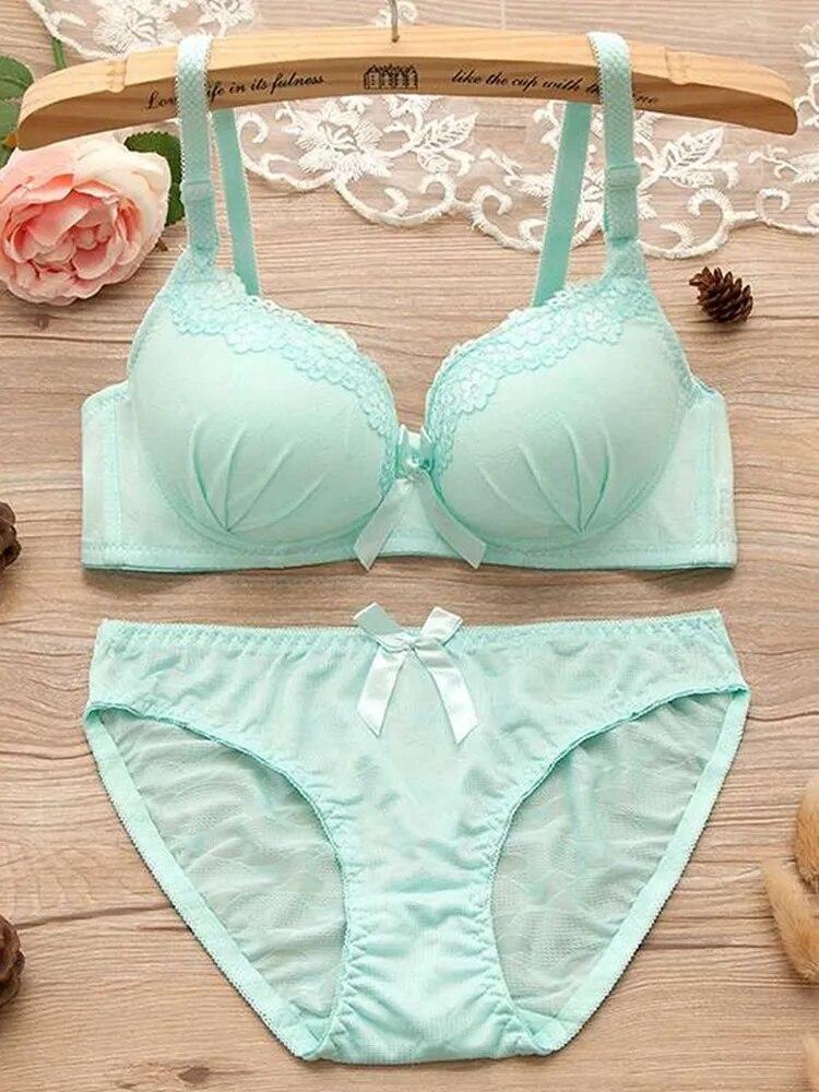 Women's fancy & Soft Matriyal Sexy Bra & Panty Set (Pack of 6)