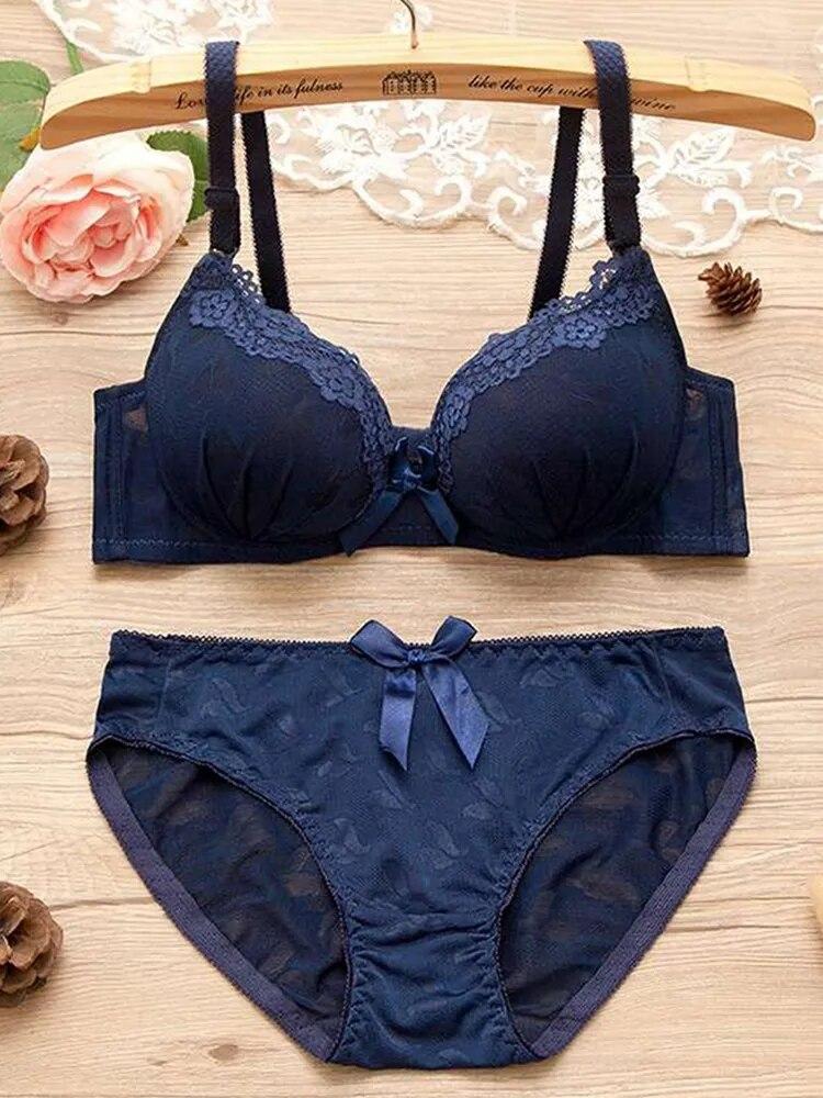 Women's fancy & Soft Matriyal Sexy Bra & Panty Set (Pack of 6)