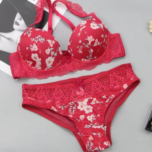Women's fancy & Soft Matriyal Sexy Bra & Panty Set (Pack of 4)