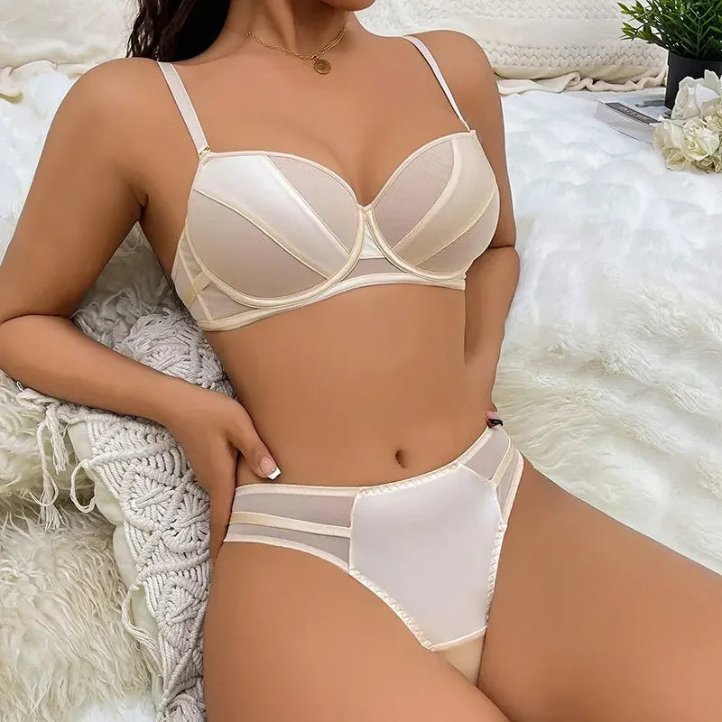Women's fancy & Soft Matriyal Sexy Bra & Panty Set (Pack of 4)