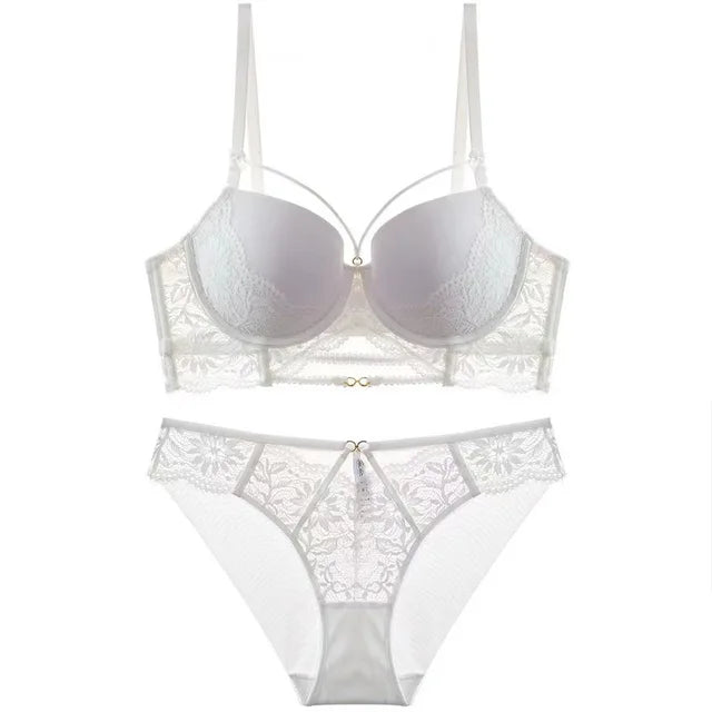 Women's fancy & Soft Matriyal Sexy Bra & Panty Set (Pack of 4)
