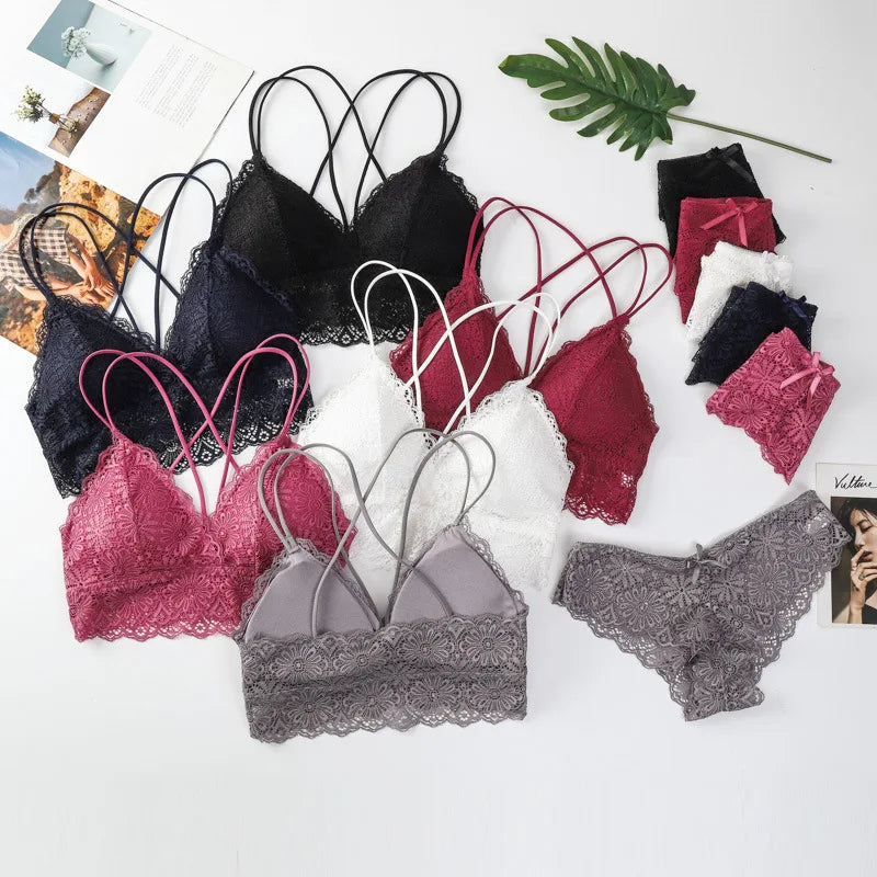 Women's fancy & Soft Matriyal Sexy Bra & Panty Set (Pack of 6)