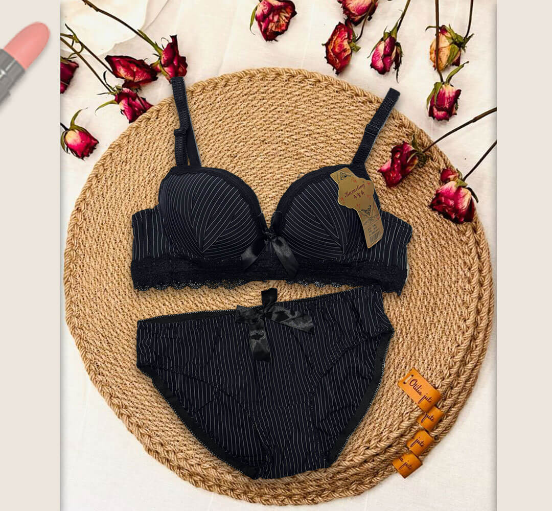 Women's fancy & Soft Matriyal Sexy Bra & Panty Set (Pack of 5)