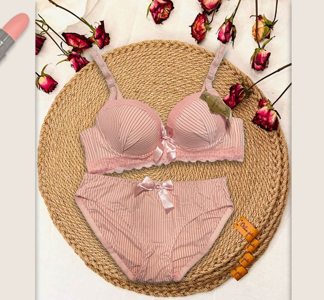 Women's fancy & Soft Matriyal Sexy Bra & Panty Set (Pack of 5)