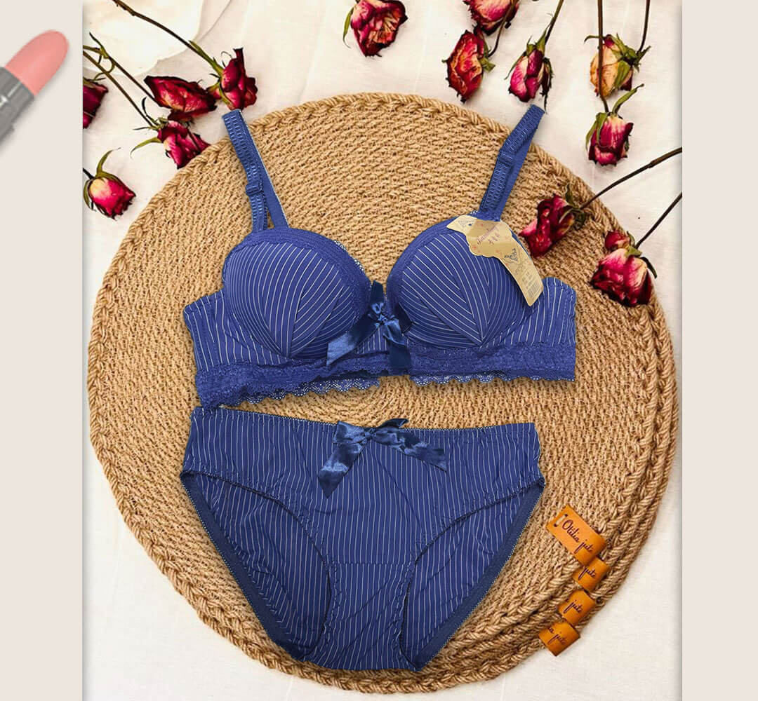 Women's fancy & Soft Matriyal Sexy Bra & Panty Set (Pack of 5)