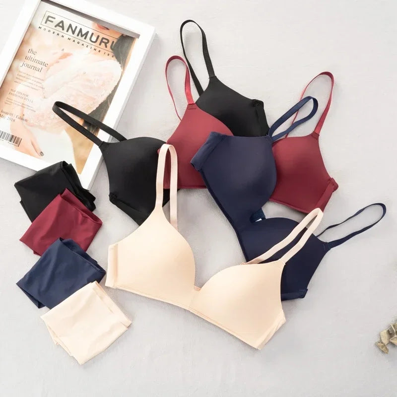 Women's fancy & Soft Matriyal Sexy Bra & Panty Set (Pack of 4)