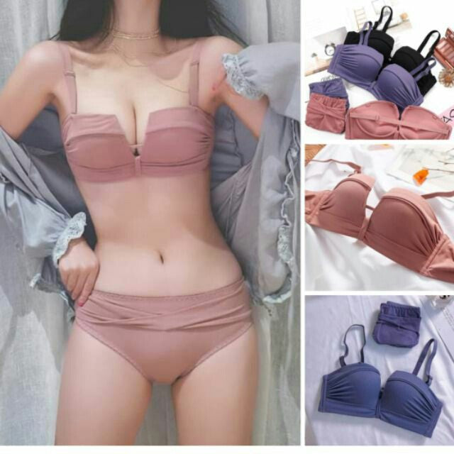 Women's fancy & Soft Matriyal Sexy Bra & Panty Set (Pack of 4)