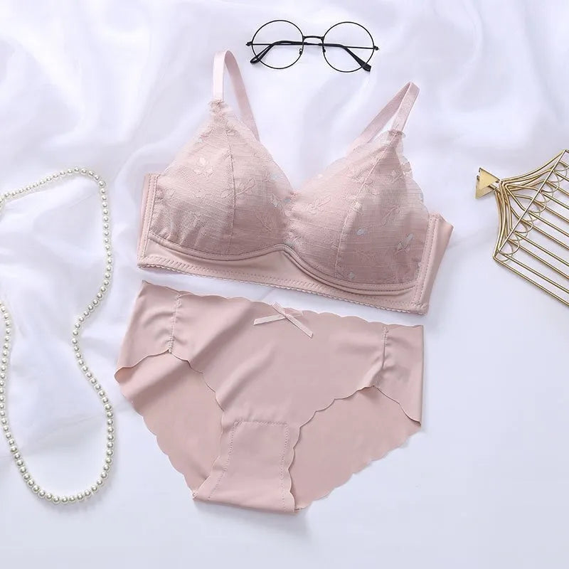 Women's fancy & Soft Matriyal Sexy Bra & Panty Set (Pack of 4)