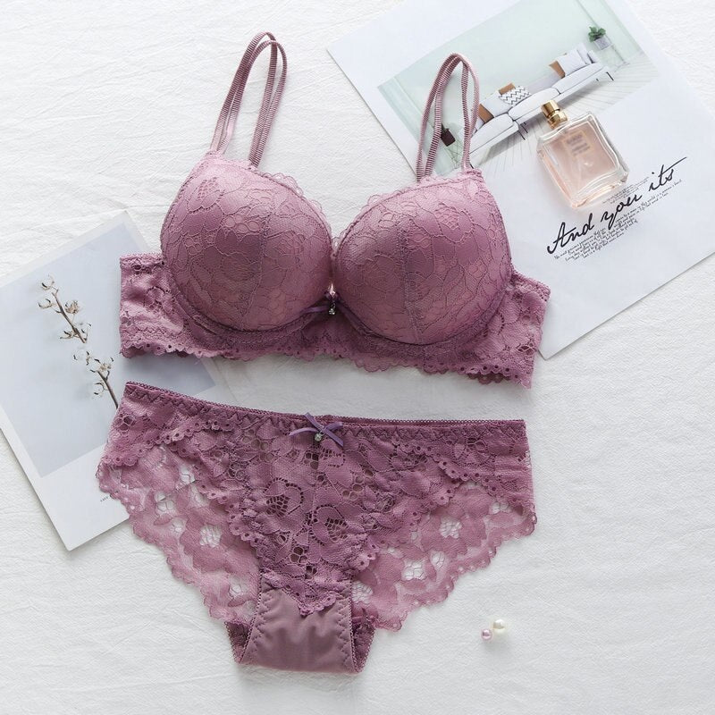 Women's fancy & Soft Matriyal Sexy Bra & Panty Set (Pack of 4)