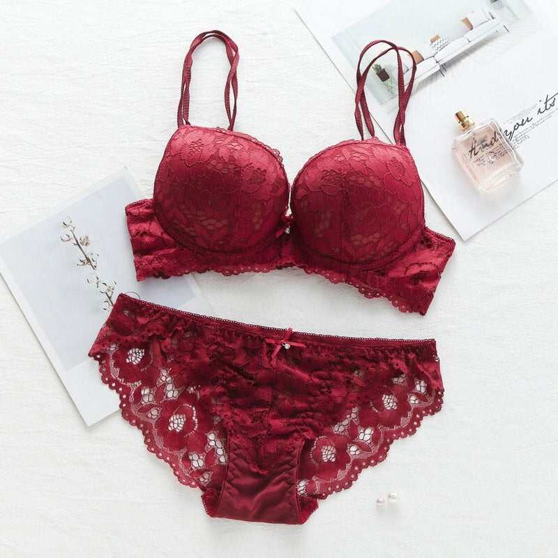 Women's fancy & Soft Matriyal Sexy Bra & Panty Set (Pack of 4)