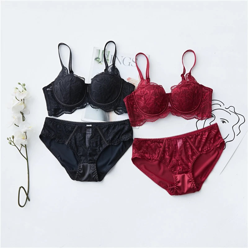 Women's fancy & Soft Matriyal Sexy Bra & Panty Set (Pack of 4)