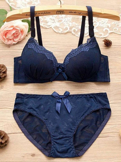 Women's fancy & Soft Matriyal Sexy Bra & Panty Set (Pack of 6)