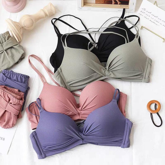 Women's fancy & Soft Matriyal Sexy Bra & Panty Set (Pack of 4)