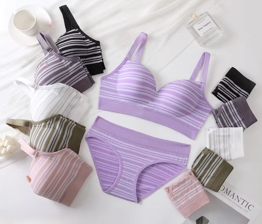 Women's fancy & Soft Matriyal Sexy Bra & Panty Set (Pack of 6)