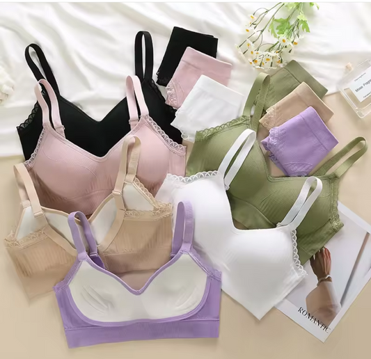 Women's fancy & Soft Matriyal Sexy Bra & Panty Set (Pack of 6)