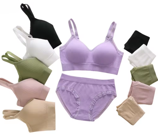 Women's fancy & Soft Matriyal Sexy Bra & Panty Set (Pack of 6)