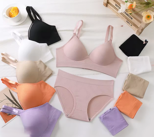 Women's fancy & Soft Matriyal Sexy Bra & Panty Set (Pack of 6)