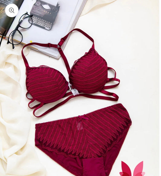 Women's fancy & Soft Matriyal Sexy Bra & Panty Set (Pack of 5)