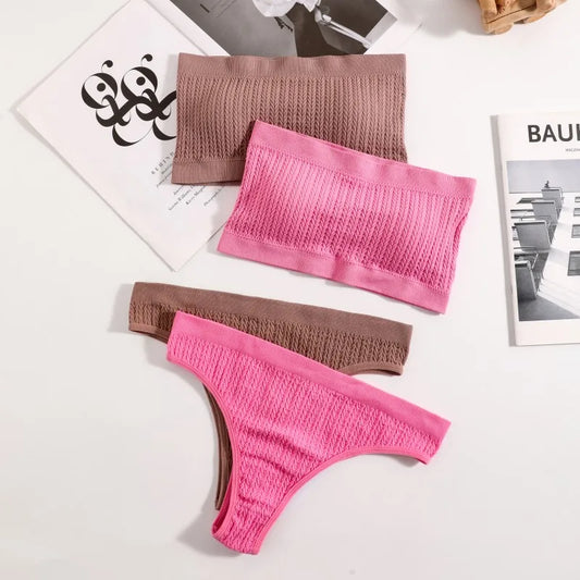 Women's fancy & Soft Matriyal Sexy Bra & Panty Set (Pack of 5)