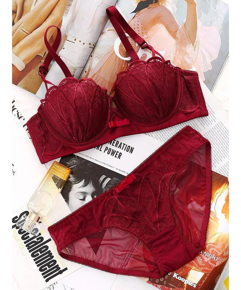 Women's fancy & Soft Matriyal Sexy Bra & Panty Set (Pack of 4)