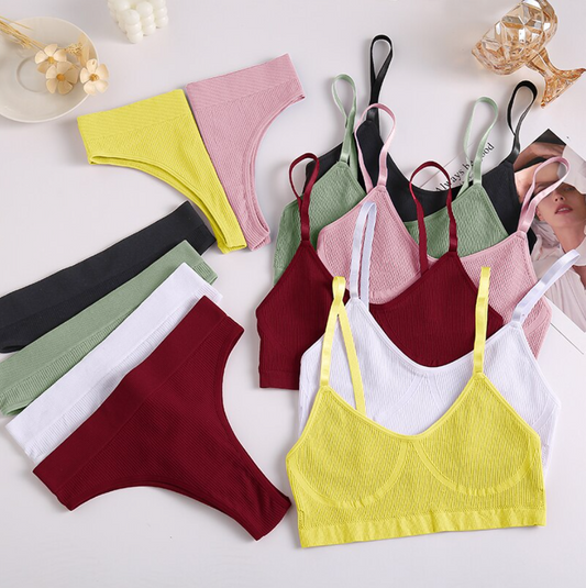 Women's fancy & Soft Matriyal Sexy Bra & Panty Set (Pack of 6)