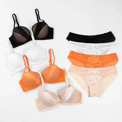 Women's fancy & Soft Matriyal Sexy Bra & Panty Set (Pack of 4)