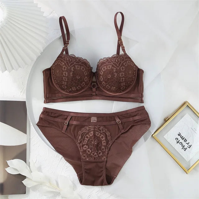Women's fancy & Soft Matriyal Sexy Bra & Panty Set (Pack of 4)