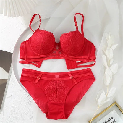 Women's fancy & Soft Matriyal Sexy Bra & Panty Set (Pack of 4)