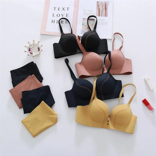 Women's fancy & Soft Matriyal Sexy Bra & Panty Set (Pack of 4)