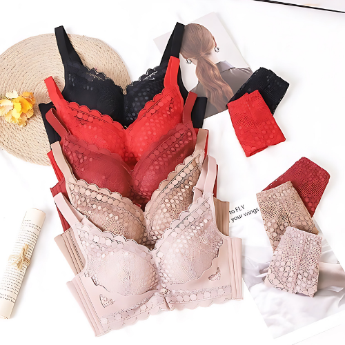 Women's fancy & Soft Matriyal Sexy Bra & Panty Set (Pack of 5)