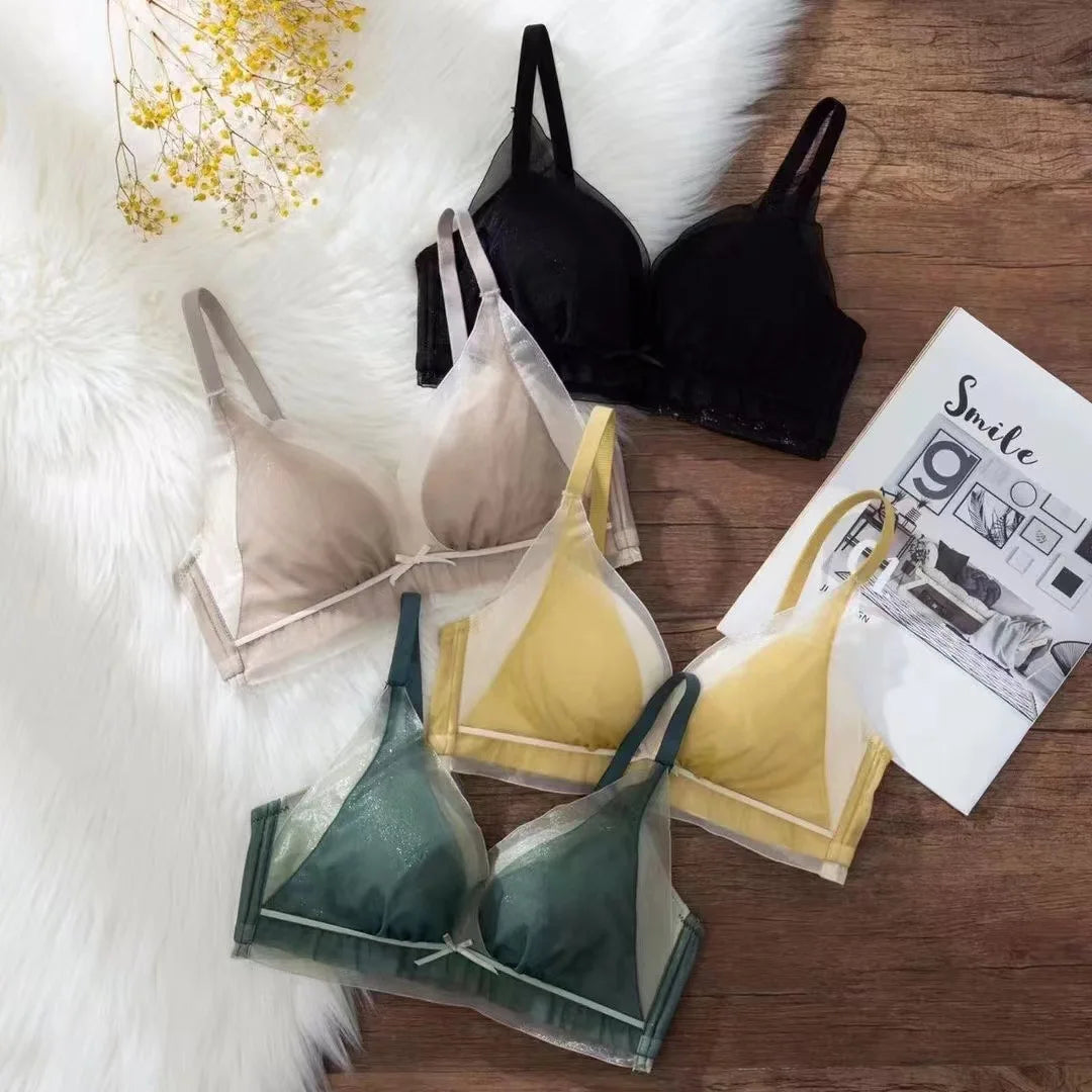 Women's fancy & Soft Matriyal Sexy Bra & Panty Set (Pack of 4)