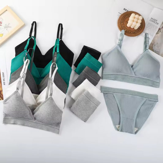Women's fancy & Soft Matriyal Sexy Bra & Panty Set (Pack of 6)