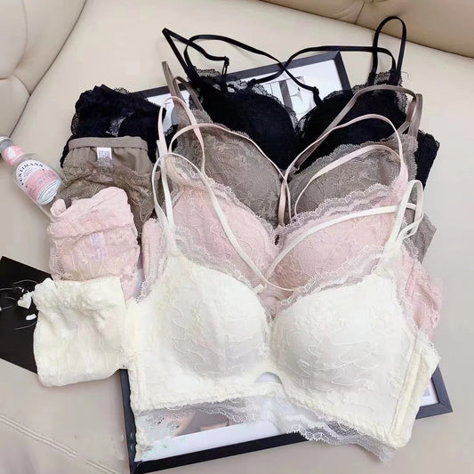 Women's fancy & Soft Matriyal Sexy Bra & Panty Set (Pack of 4)
