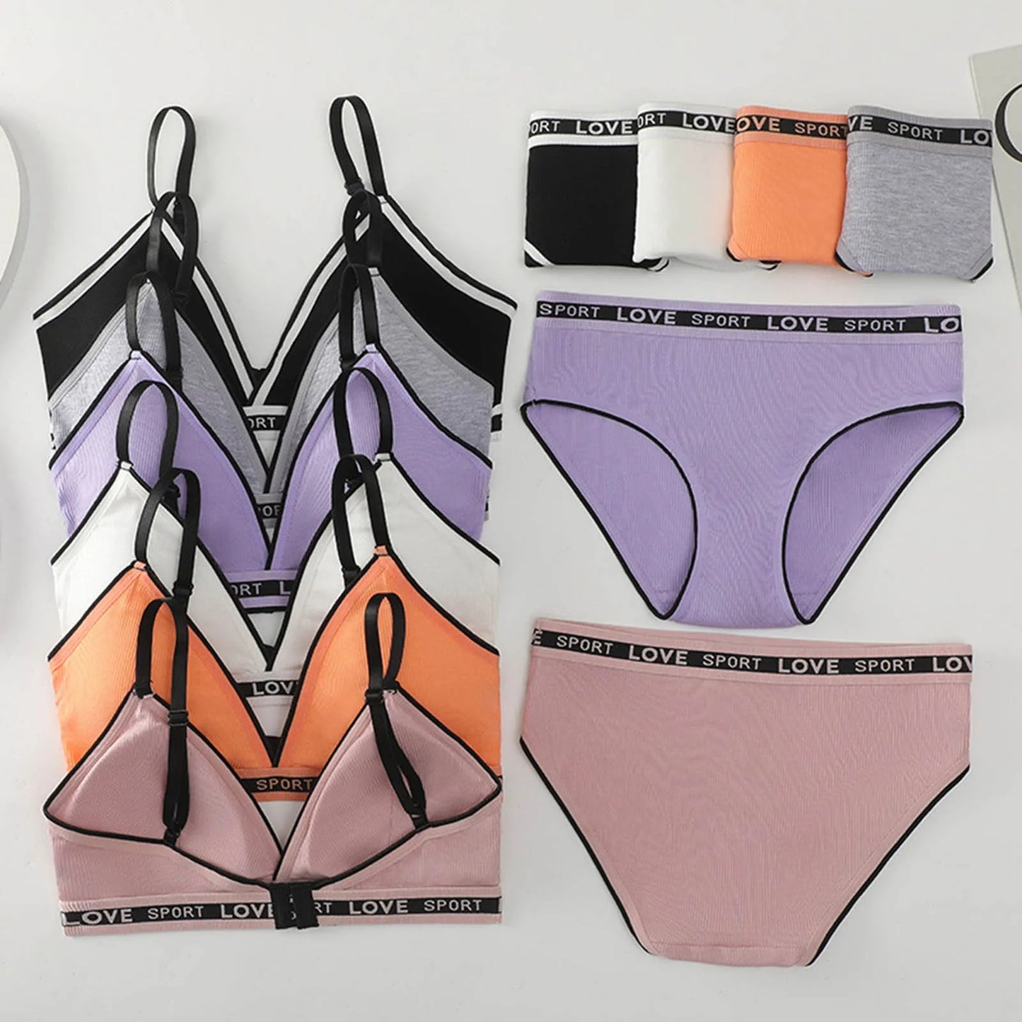 Women's fancy & Soft Matriyal Sexy Bra & Panty Set (Pack of 6)
