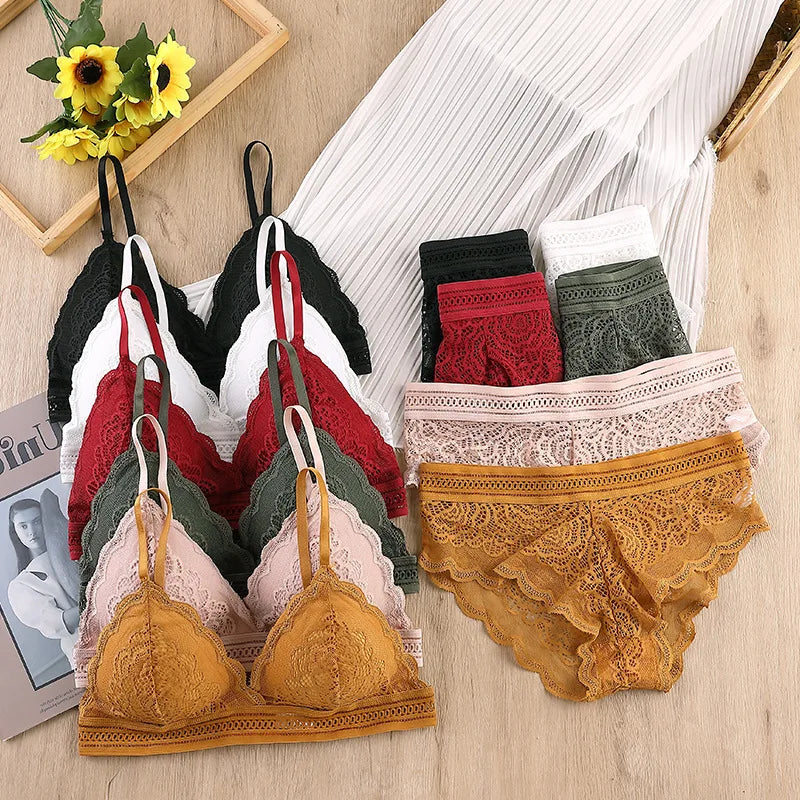 Women's fancy & Soft Matriyal Sexy Bra & Panty Set (Pack of 6)