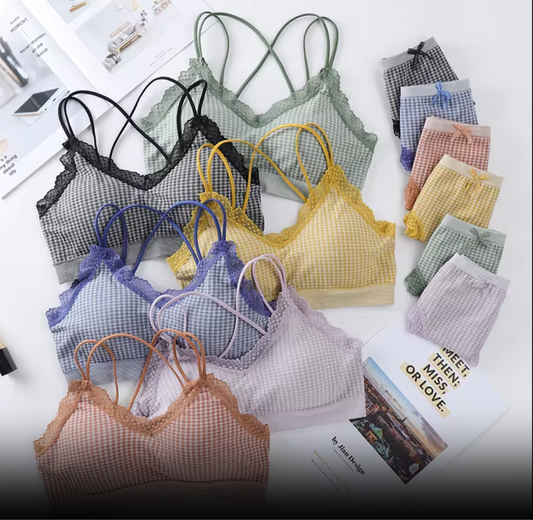 Women's fancy & Soft Matriyal Sexy Bra & Panty Set (Pack of 6)