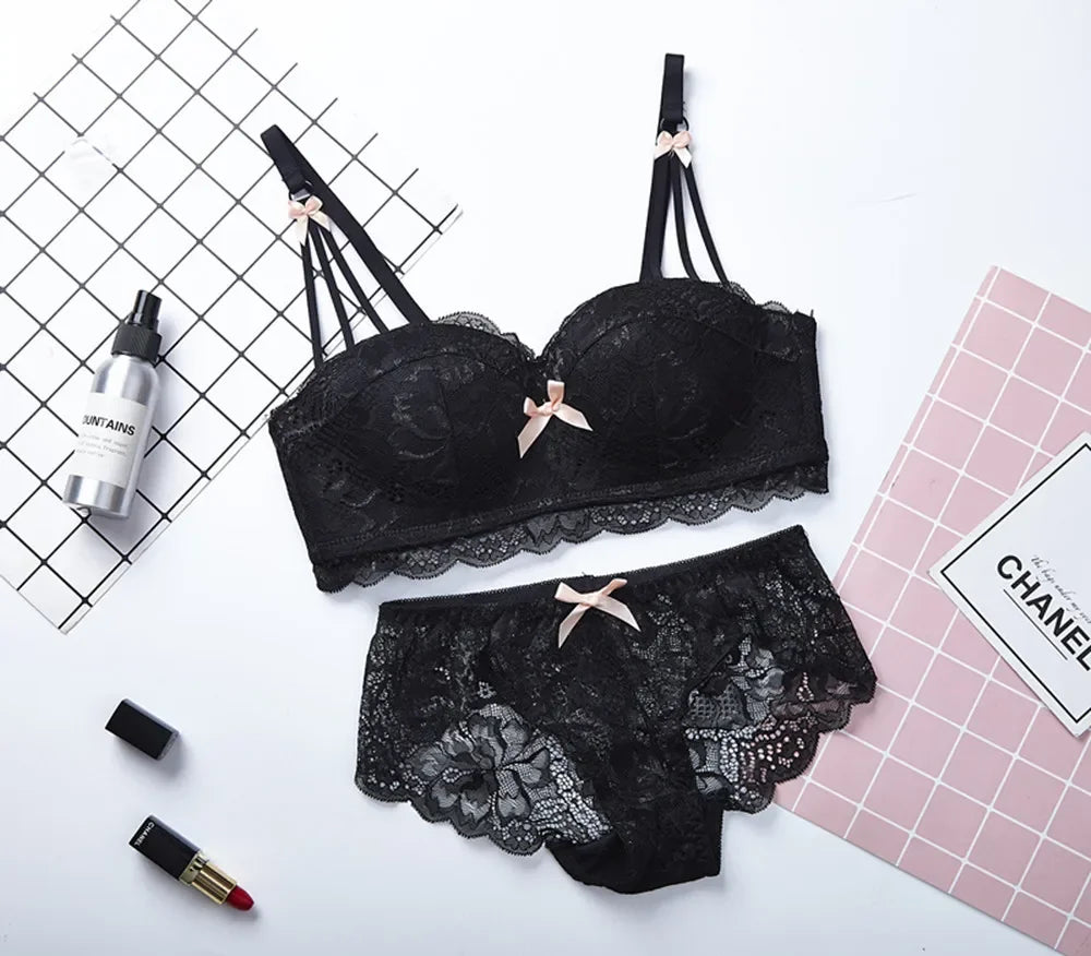 Women's fancy & Soft Matriyal Sexy Bra & Panty Set (Pack of 6)