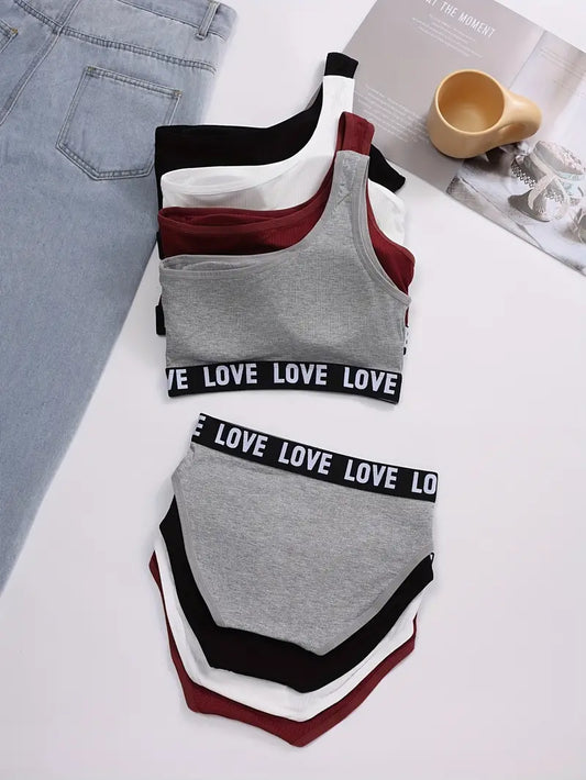 Women's fancy & Soft Matriyal Sexy Bra & Panty Set (Pack of 4)