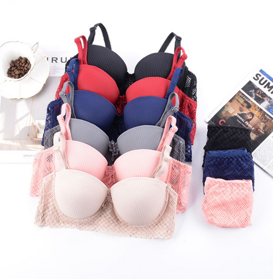 Women's fancy & Soft Matriyal Sexy Bra & Panty Set (Pack of 6)