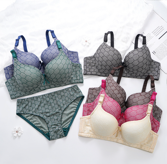 Women's fancy & Soft Matriyal Sexy Bra & Panty Set (Pack of 6)
