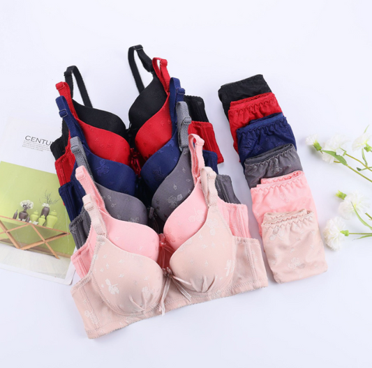 Women's fancy & Soft Matriyal Sexy Bra & Panty Set (Pack of 6)