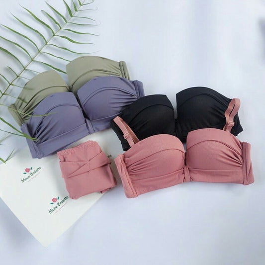Women's fancy & Soft Matriyal Sexy Bra & Panty Set (Pack of 4)