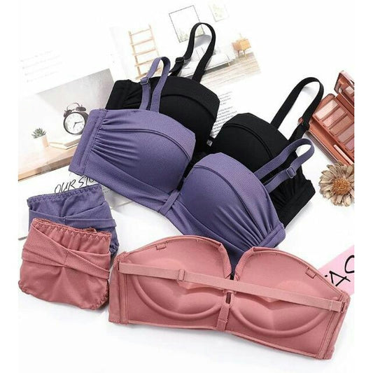 Women's fancy & Soft Matriyal Sexy Bra & Panty Set (Pack of 4)