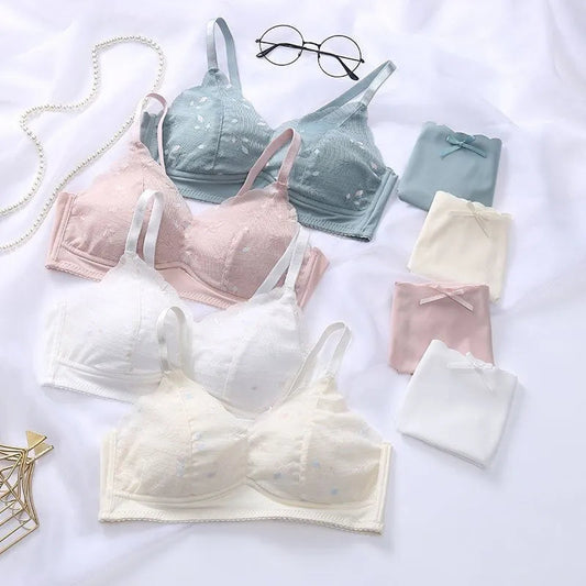 Women's fancy & Soft Matriyal Sexy Bra & Panty Set (Pack of 4)