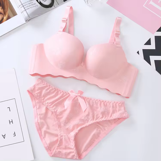 Women's fancy & Soft Matriyal Sexy Bra & Panty Set (Pack of 4)