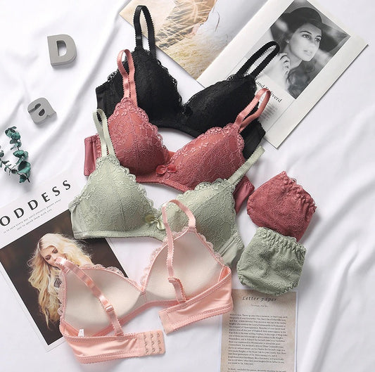 Women's fancy & Soft Matriyal Sexy Bra & Panty Set (Pack of 4)