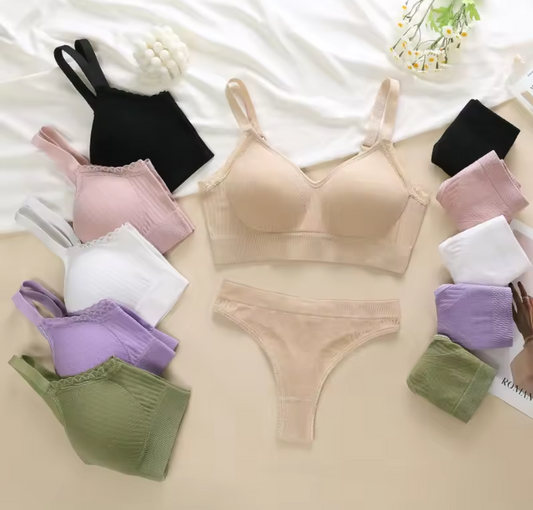 Women's fancy & Soft Matriyal Sexy Bra & Panty Set (Pack of 6)