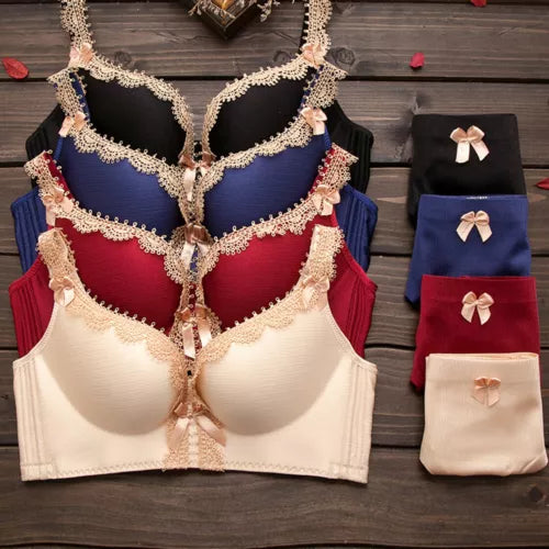 Women's fancy & Soft Matriyal Sexy Bra & Panty Set (Pack of 4)
